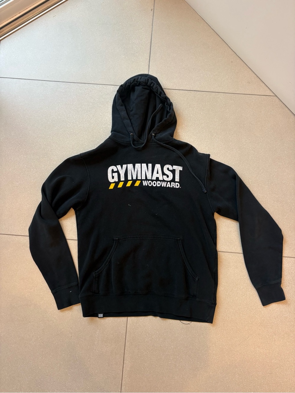 Woodward Black 'Gymnast' Logo Pullover Hoodie Sweater